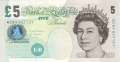 Bank Of England 5 Pound Notes From 1980 5 Pounds, from 2012